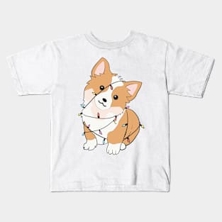 Festive Corgi Kids T-Shirt